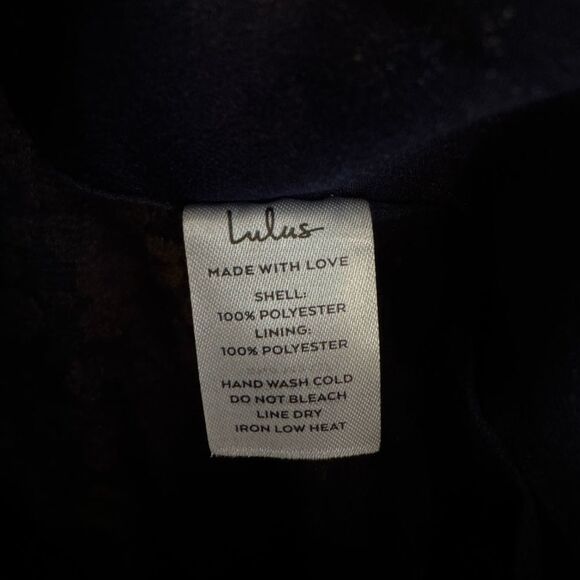 Navy Blue Floral Cutout Maxi Dress with Adjustable Straps and Slit Women’s XL - Picture 15 of 16